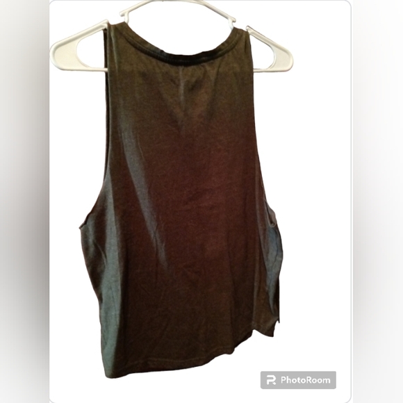 8 Series 8 Get it Girl in Gold Tank Dark Army Green & Gold Juniors - Picture 2 of 3